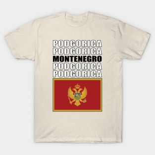 Flag of Montenegro T-Shirt